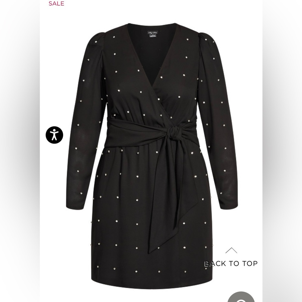 City Chic — Out All Night Dress — M/18 - Picture 5 of 7